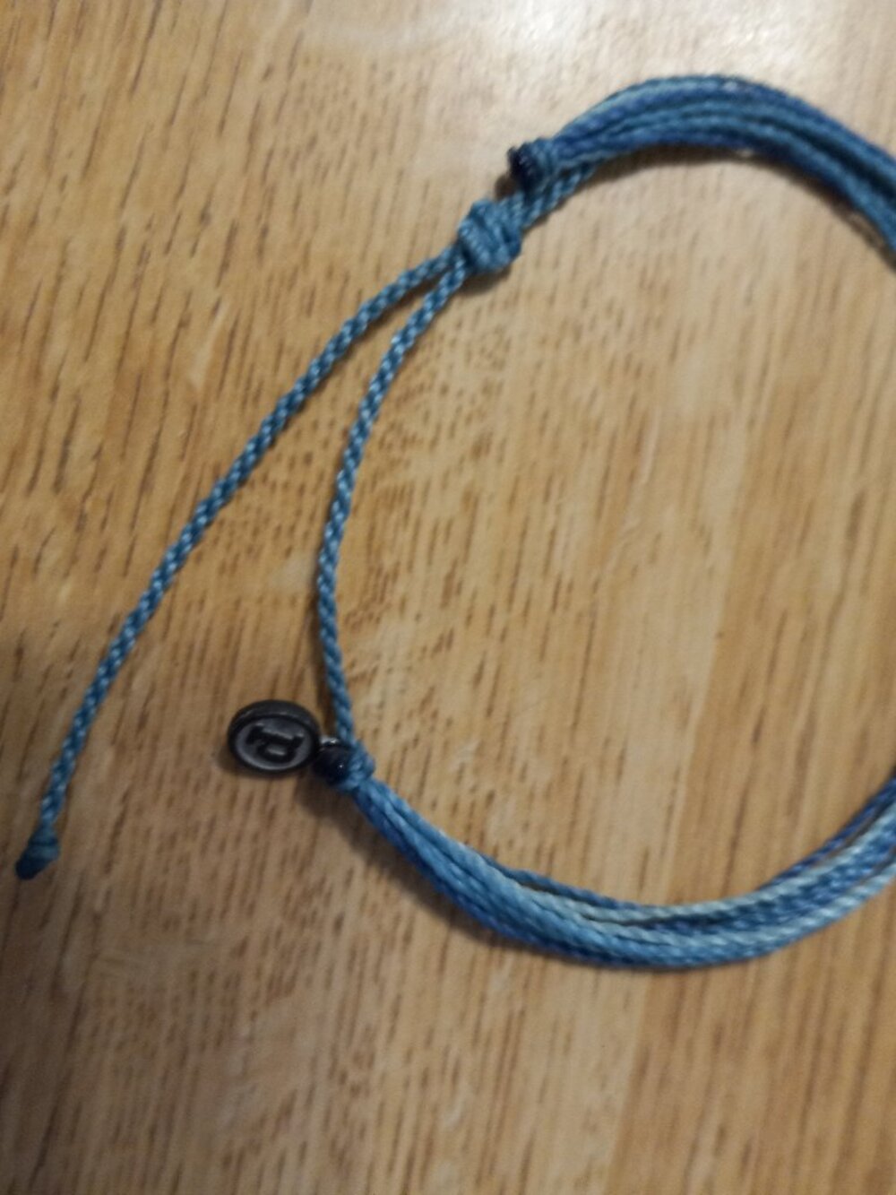 SIGN " P " Pura Vida Bracelet w button.